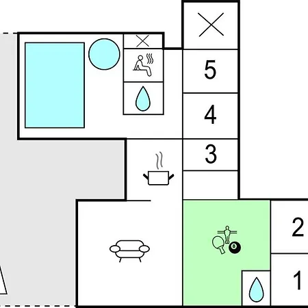 5 Bedroom Awesome In Bogense Bogense